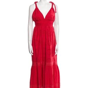 Alice + Olivia Red Maxi Dress